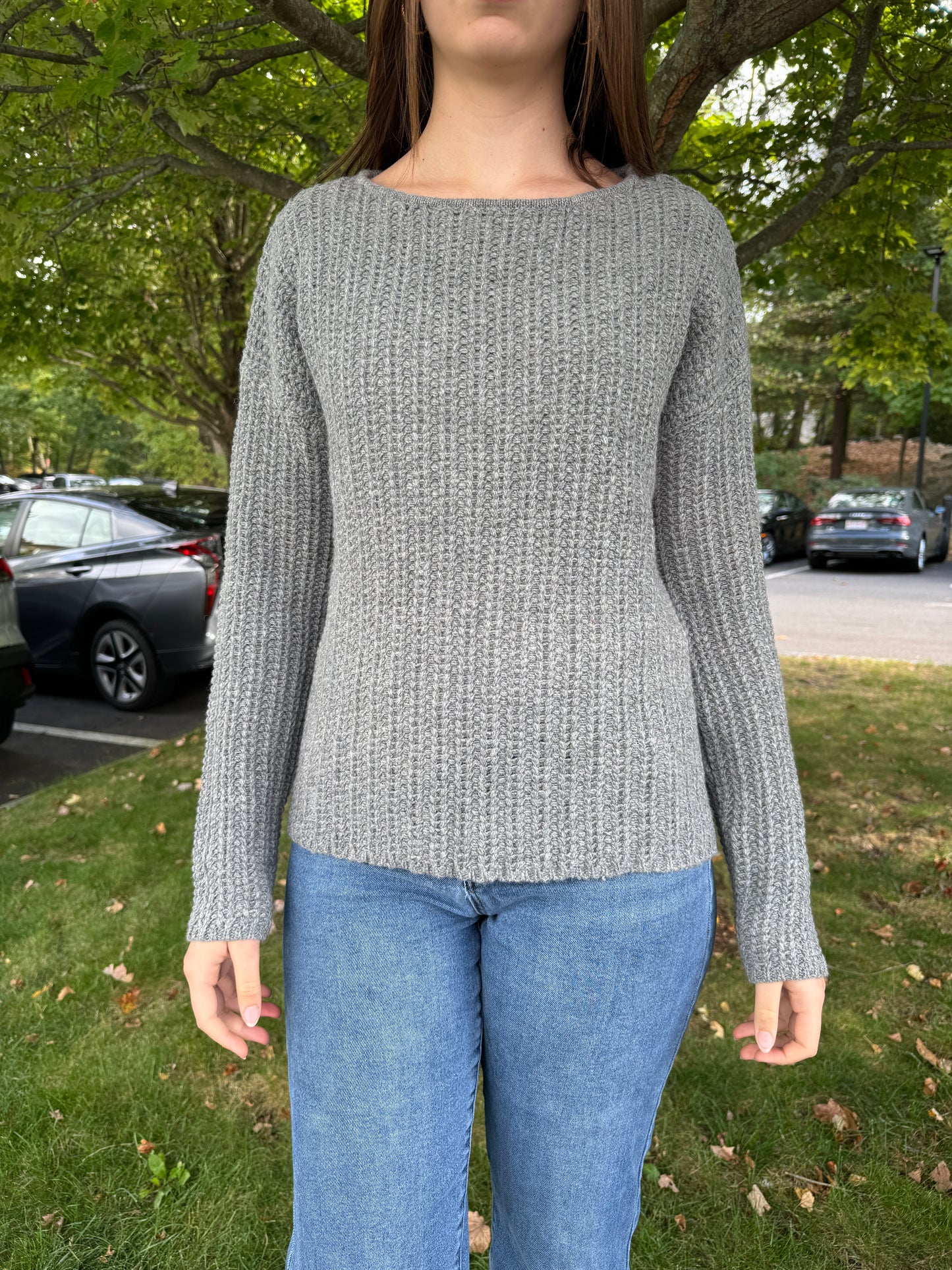 Grey Knit Sweater