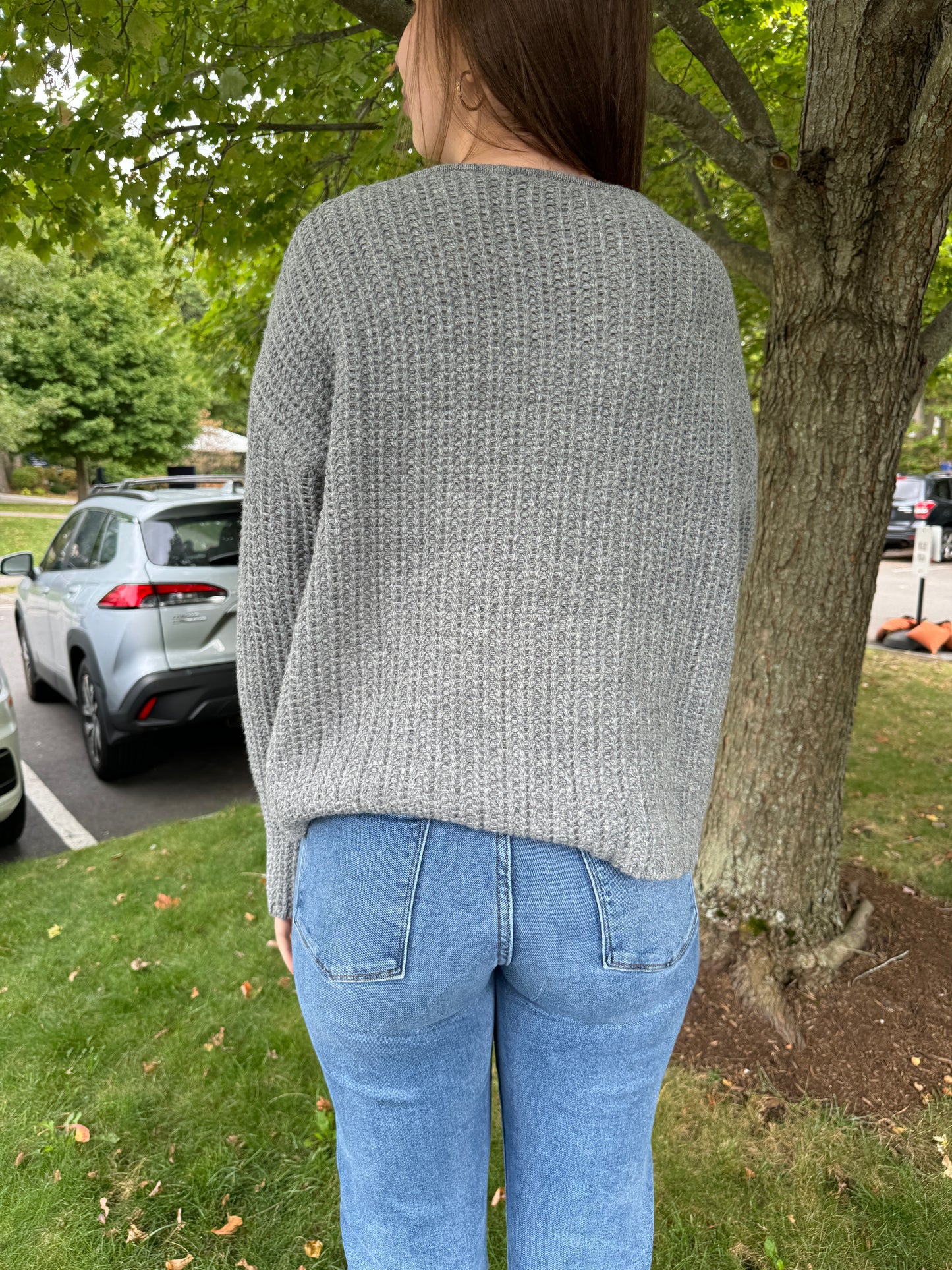 Grey Knit Sweater