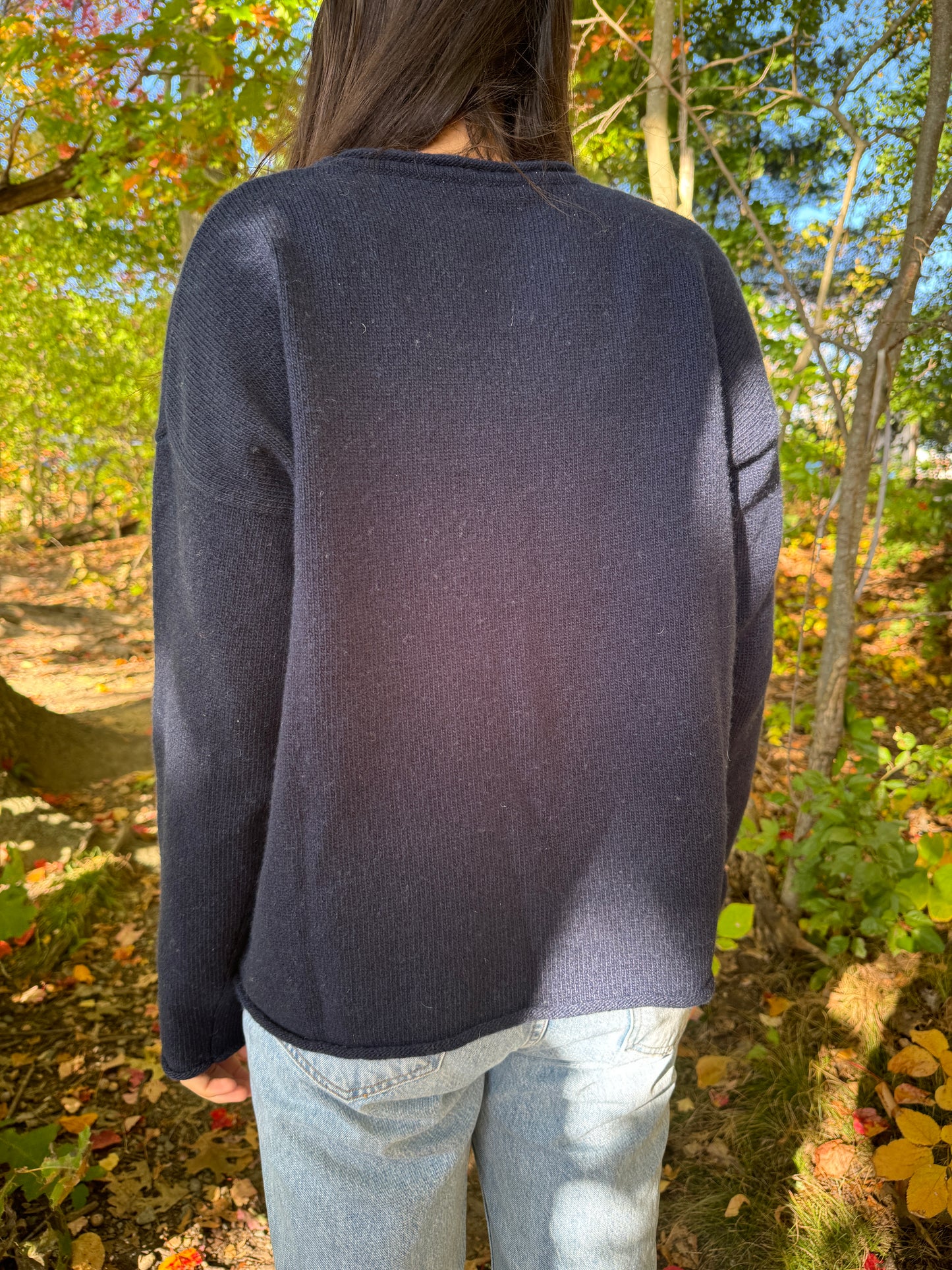 Navy American Flag Sweater